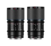 SIRUI Saturn 50mm, 75mm Set d'objectifs T2.9 1.6X Full Frame Carbon Fiber Anamorphic Lens, Cine Lens Less Than 500g (Blue Flares, DL Mount)