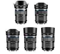 SIRUI Sniper Autofocus Objectifs Kit, 16mm, 23mm, 33mm, 56mm, 75mm F1.2 Grand Angle APS-C pour A5, A6, FX30, ZV-E10 (Monture E, Noir)