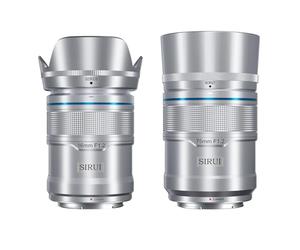 SIRUI Sniper Autofocus Objectifs Kit, 16mm, 75mm F1.2 Grand Angle APS-C pour Z30, Z50, Zfc (Monture Z, Argent)