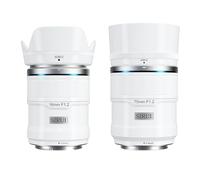 SIRUI Sniper Autofocus Objectifs Kit, 16mm, 75mm F1.2 Grand Angle APS-C pour Z30, Z50, Zfc (Monture Z, Blanc)