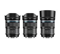SIRUI Sniper Autofocus Objectifs Kit, 23mm, 33mm, 56mm F1.2 Grand Angle APS-C pour A5, A6, FX30, ZV-E10 (Monture E, Noir)