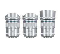 SIRUI Sniper Autofocus Objectifs Kit, 23mm, 33mm, 56mm F1.2 Grand Angle APS-C pour X-T4, X-T5, X-H1, X-H2/H2S, X-T3, X-T30, X-S10 (Monture X, Argent)