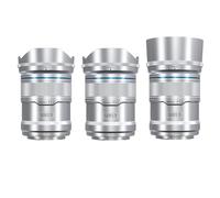 SIRUI Sniper Autofocus Objectifs Kit, 23mm, 33mm, 56mm F1.2 Grand Angle APS-C pour Z30, Z50, Zfc (Monture Z, Argent)