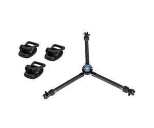 SIRUI SQ75 Rapid System Kit trépied à deux pieds, écarteur moyen avec réglage de la hauteur en un seul niveau et tête professionnelle VHS-10 SV-FM