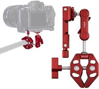 SIRUI Support à Ventouse pour Caméra et Téléphone, Ventouse à Pompe à Air avec Bras Magique, Support de Téléphone, Support de Pare-Brise à Double Tête Pivotant à 360°, Insta360, DJI Action