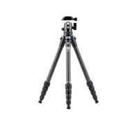 SIRUI AM-225 Trépied en Fibre de Carbone avec Rotule B-00K, Trépied de Voyage Compact et Léger de 50″ pour Appareils Photo, Pieds à 5 Sections, Plaque Arca, Charge Maximale de 13,2lbs/6kg