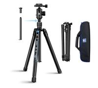 SIRUI Trépied de Voyage en Fibre de Carbone avec tête sphérique E-10 à 360°, trépied Compact pour Appareil Photo de 151,9 cm,mcolonne Centrale, Charge maximale de 7,7 kg(Traveler X-II)