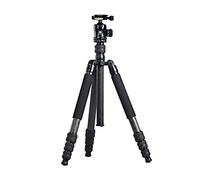 SIRUI Trépied professionnel robuste en fibre de carbone, trépied pour appareil photo de 150 cm avec rotule fluide, charge maximale de 15 kg (MT2204+K-20X)