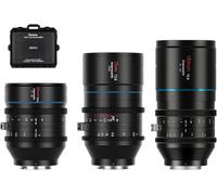 SIRUI Venus T2.9 1.6X Ensemble d'objectifs anamrophiques plein cadre, téléobjectif anamorphique Cine, 35 mm + 75 mm + 150 mm pour monture RF, bleu évasé