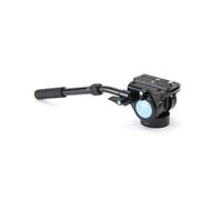 Sirui VH-10 Rotule de caméra à Inclinaison Fluide en Aluminium avec Sabot Rapide 90 mm, Base Plate et Bras Ajustable Noir