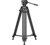 SIRUI Trépied Vidéo en Fibre de Carbone à Dégagement Rapide, 185cm Trépied Robuste avec Tête Fluide et Système de Verrouillage Rapide en Une Étape, pour DJI et pour Manfrotto, Max 15 kg, AVT-12