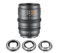 SIRUI VP-1 Vision Prime 1 T1.4 Full Frame Cine Lens, Focus 35mm Manual Cinema Lens with Pre-Installed E-Mount, Interchangeable RF/Z/L Mounts (Metal Grey)
