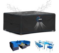 SIRUITON Housse Salon de Jardin 185x90x74cm,Imperméable en Oxford 520D