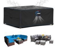 SIRUITON Housse Salon de Jardin 242x162x100cm,Imperméable en Oxford 520D