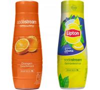 Sirup Sodastream Orange Lipton Citron , 440 ml, 2 cous cous