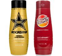 Sirup Sodastream Schwip Schwap Cola Orange + Rockstar Original Zero, 440 ml, 2 cous