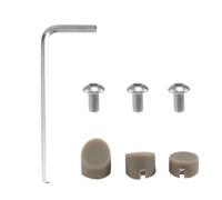 Sirxlevcy 1 Ensemble de Vis de Garde-Boue de Garde-Boue de Scooter Couvercle de Bouchon de Vis de Capuchon en Caoutchouc pour PièCes de Scooter éLectrique M365 (Gris)