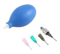 Sirxlevcy 1 Ensemble D'Outils de Poterie Fournitures Applicateur de Précision en Céramique Ensemble de 3 Onces Embouts Applicateurs en Caoutchouc