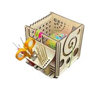 Sirxlevcy 1 PCS Bol à Laine en Bois, Bol à Tricoter, Sac de Rangement pour à Tricoter, Bol à Tricoter pour Les Tricoteurs, Excellent Cadeau