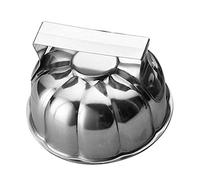 Sirxlevcy 1 PCS Moule à Riz Enveloppé D'Œufs en Forme de Bateau Moules à Riz Modèle de Citrouille en Acier Inoxydable Argenté