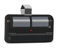 Sirxlevcy 1 Pièce 892LT Télécommande D'Ouvre-Porte de Garage, Télécommande D'Apprentissage à 2 Boutons Security+ 2.0 en Plastique Noir Remplace la Télécommande 972lm 372lm 62lm