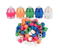 Sirxlevcy 100 Pièces Porte-/Bobine Huggers pour Garder la Bobine de Propre et Organisée pour Les Bobines de de Machine à Coudre et à Broder, Facile à Utiliser