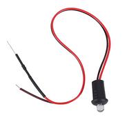 Sirxlevcy 12V Mannequin Clignotant Fausse Alarme de Voiture Tiret Mont LED Lumière (Rouge)
