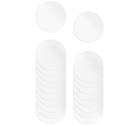 Sirxlevcy 18 PièCes Disque Acrylique Transparent 4 Pouces Cercle Feuille Acrylique Cercle éPais Ronds Acryliques Blancs Panneau Acrylique pour Bricolage Artisanat