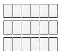 Sirxlevcy 18 Produits Vierges DéCoratifs de Sublimation, Patchs PersonnaliséS de Repassage de Tissu, Sac de Chapeau de de Patch de VêTements PersonnaliséS de Bricolage