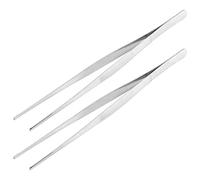 Sirxlevcy 2 PièCes Pince à éPiler de Cuisine Pinces à Griller en Acier Inoxydable Chef Long Pince à Nourriture BBQ Viande BœUf Tong Bar Pince à éPiler 30 Cm