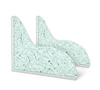 Sirxlevcy 2 Pièces Protection Contre l'eau d'angle de Douche Protection Contre Les Éclaboussures Épaissie Protection Contre Les Éclaboussures en Cristal Brillant pour Baignoire avec Autocollant