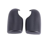 Sirxlevcy 2 PièCes SéRies ABS Porte Noire Aile de Miroir Couvre PrèS du Passager L + R pour Transit MK6 MK7 2000-2014