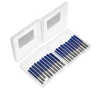 Sirxlevcy 20 PièCes SéRies Carbure PCB Gravure Bits 3.175Mm CNC Routeur Peu 10/15/20/30 DegréS Outils de Coupe de Fraisage