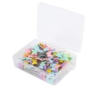 Sirxlevcy 200 PièCes 2 Pouces éPingles à Coudre TêTe Plate éPingles Droites TêTe Papillon éPingles à Coudre pour Projets de Bricolage CouturièRe DéCoration