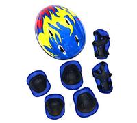 Sirxlevcy 3-6 Ans Casque pour Enfants VéLo 7 PièCes/Ensemble éQuipement de Protection pour Enfants UltraléGer Filles Cyclisme Casque D'éQuitation Casquette de VéLo B