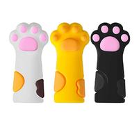 Sirxlevcy 3 PièCes Mignon Pinces Couverture Manchon de Protection pour Ongles Cuticules Ciseaux Couverture Manucure PéDicure Outils Peau Morte Pinces à éPiler Casquette