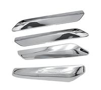 Sirxlevcy 4 PièCes/Ensemble Voiture + Pare-Chocs Bande de Couverture Garniture Chrome DéCoration pour C5 2009 2010 2011 2012