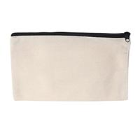 Sirxlevcy 40 PièCes SéRies Sac à GlissièRe en Toile Trousse à Crayons Sac à CosméTiques Sac Blanc Sac de Bricolage Sac à CosméTiques Sac à CosméTiques Bricolage éCole D'Artisanat