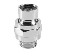 Sirxlevcy Adaptateur Pivotant RéGlable d'angle de TêTe de Bras de Douche à Rotule en Laiton Chromé