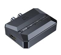 Sirxlevcy Adaptateur sans de Lecture pour Clé USB U Disk avec Sortie R/L 2, Sortie AUX/Optique 3,5 mm et Connecteur Jack en ABS pour Kit Mains de Voiture ou Haut-Parleur.