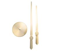 Sirxlevcy Aiguilles D'Horloge 3D, Aiguilles de MéCanisme de Mouvement D'Horloge Bricolage, Remplacement de PièCe D'Accessoires Muraux, Or