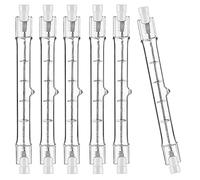 Sirxlevcy Ampoule Halogène R7S 118 mm 200 W 230 V Tige Halogène R7S Ampoule Halogène R7S Lampe à Tige Halogène à Intensité Variable Lot de 6