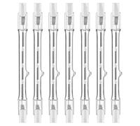 Sirxlevcy Ampoules D'Halogène de 118mm Dimmable 230V, Ampoule Linéaire 300W de Tungstène Ampoules D'Halogène de R7s, 7 Paquets R7s Ampoule