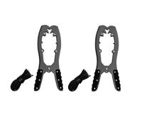 Sirxlevcy Ancre à Pince à Brosse avec Paracorde et Mousqueton pour Ancrer Le Flotteur, Le Canoë, Le Bateau pour la Navigation de Pêche