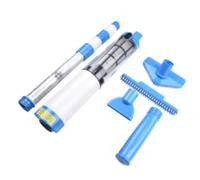 Sirxlevcy Aspirateur de Piscine pour et Petite Piscine, Aspirateur de Piscine Portatif pour Éliminer le Sable et les Débris avec Manche Télescopique (UE)