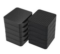 Sirxlevcy Autocollants de Fixation de Tapis Tapis de Voiture Patchs Fixes Tapis de Sol de Maison Noir 1 Ensemble B