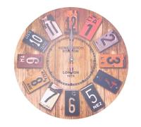 Sirxlevcy Bois EuropéEnne Vieux Temps Classique RéTro Horloge Murale de Mode DéCoration Salon DéCoration Murale Saat Accueil Montre Mur Cadeau