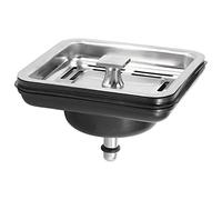 Sirxlevcy Bouchon de CréPine D'éVier Carré en Acier Inoxydable éVier de Cuisine Bouchon de Bouchon de Panier CréPine Bouchon de Vidange Appareils de Cuisine