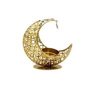 Sirxlevcy Bougeoirs Coniques B Bougeoirs Ramadan Chandelier en Métal Eid Mubarak Décoration Lumière de Luxe Mariage Fête Musulmane Eid Al AdhaGift