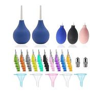 Sirxlevcy Bouteille Applicatrice en Céramique à Pointe Précise pour Outils en Argile, Fournitures en Argile avec Aiguille et Entonnoir de Remplissage Diamond Glaze.